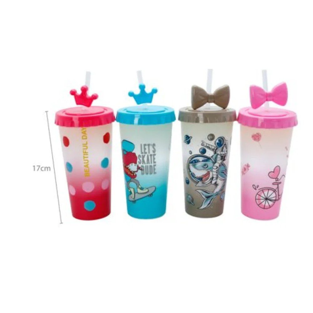 VASO PLASTICO ESTAMPADO 700 ML- 17 CM por mayor en Chile