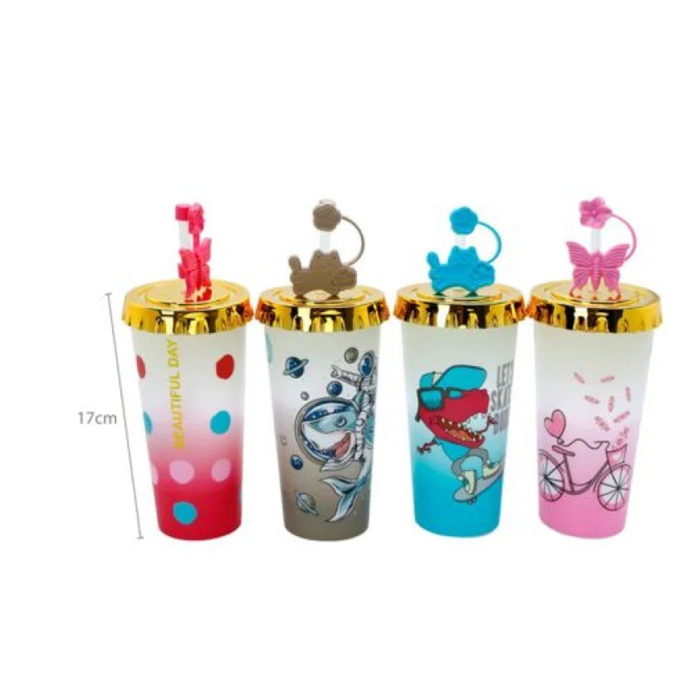 VASO PLASTICO ESTAMPADO 700 ML-17 CM por mayor en Chile