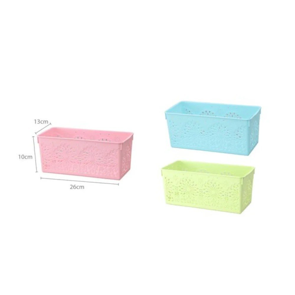 CANASTO PLASTICO(20/200) 10 X 13 X 26 CM por mayor en Chile