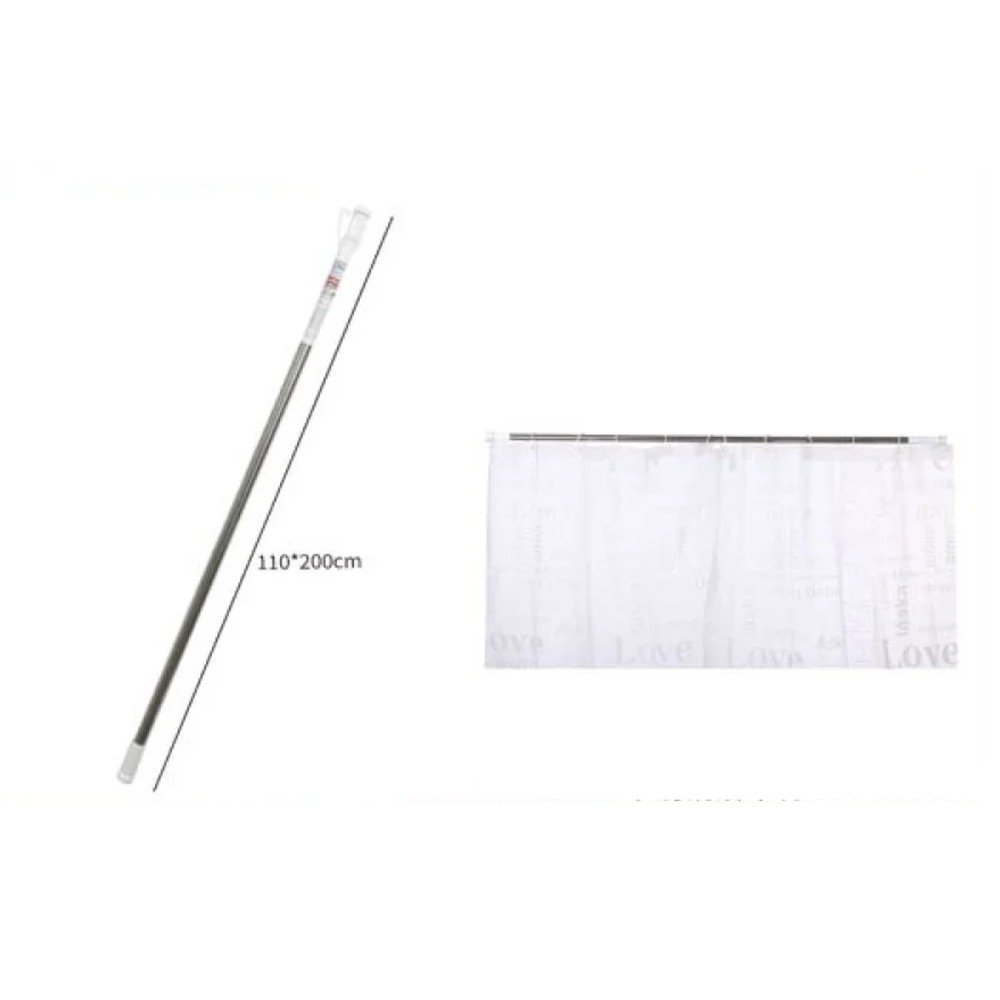BARRA PARA CORTINA DE BAÑO 110-200 CM por mayor en Chile