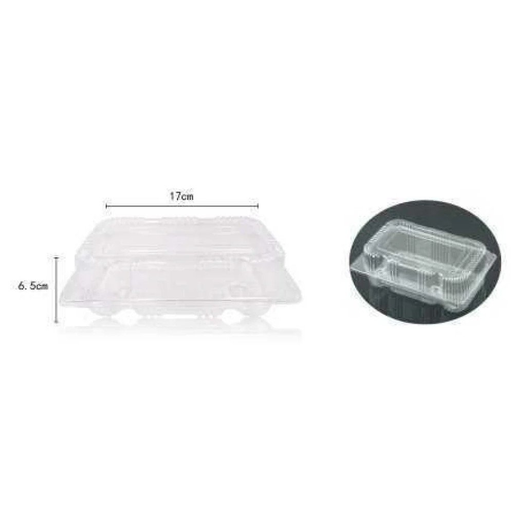 ENVASE PLASTICO DESECHABLE 17 X 6,5 CM por mayor en Chile