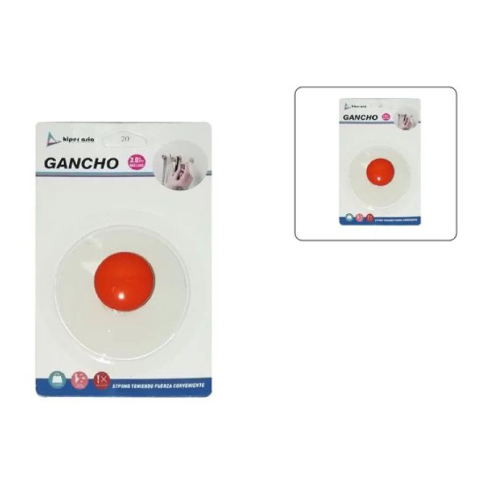 GANCHO ADHESIVO PARA BAÑO 1 PZA por mayor en Chile