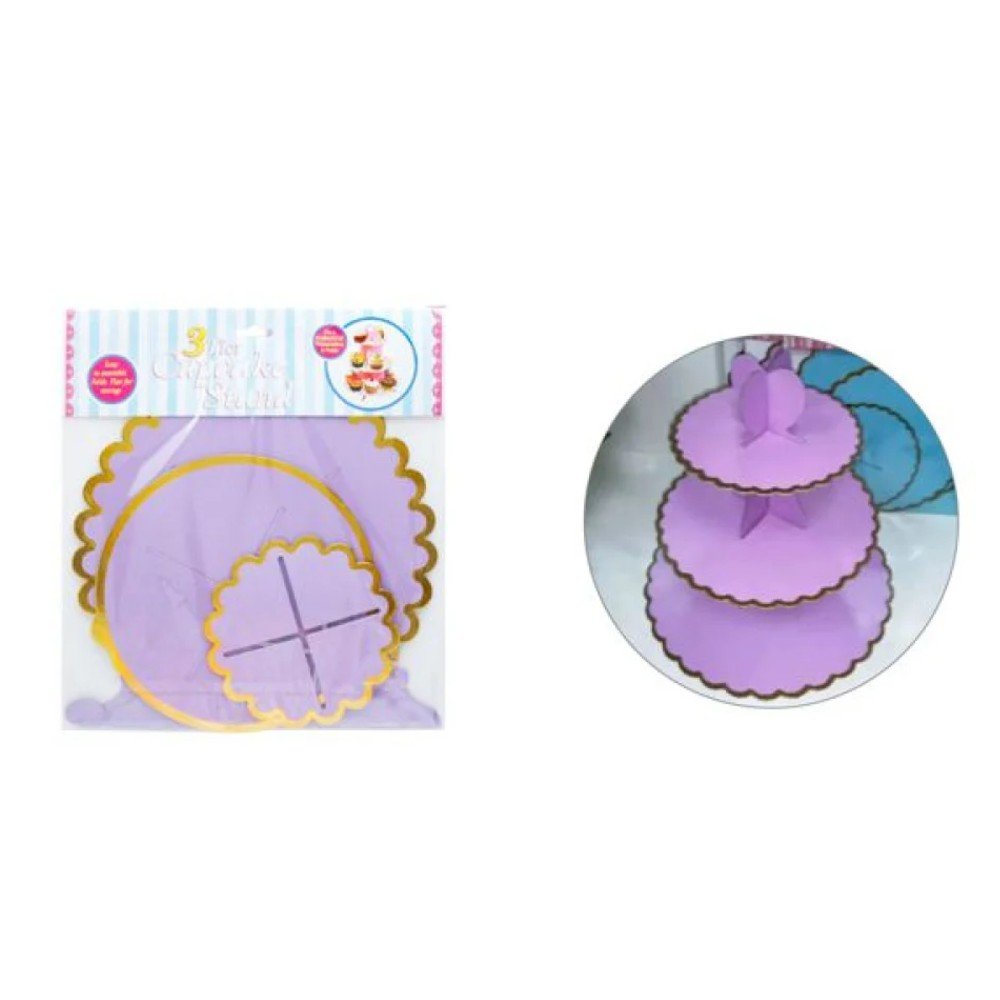 SOPORTE AR TORTA 3 NIVELES 1 PZA por mayor en Chile