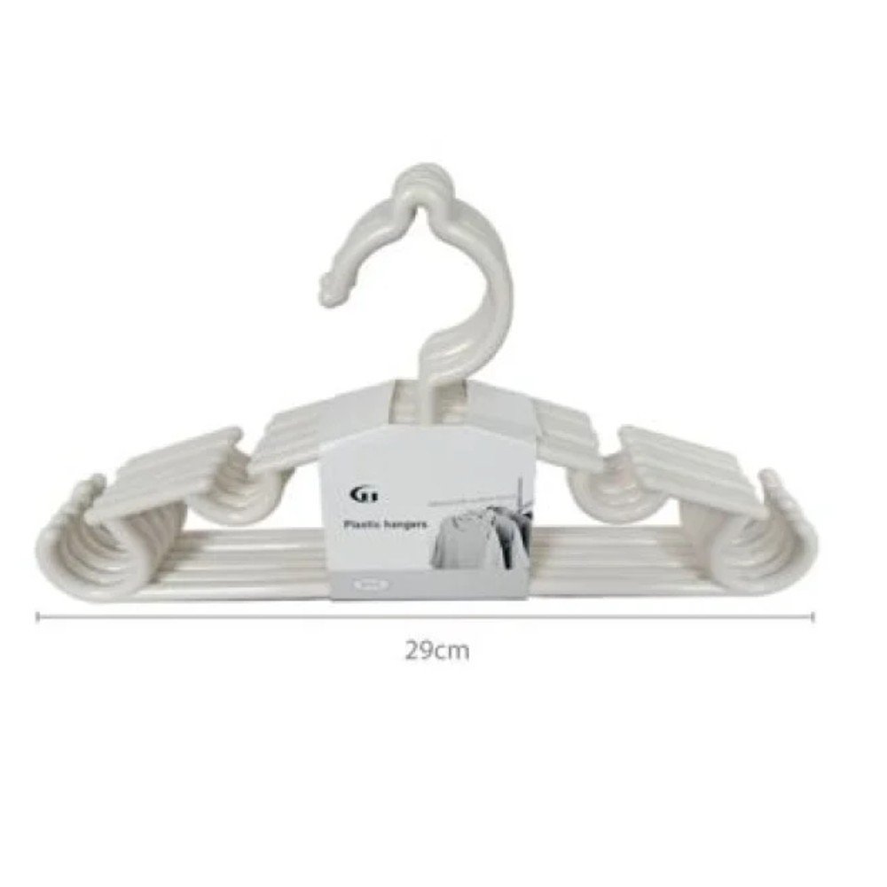 GANCHO COLGADOR PLASTICO 6 PZA-29 X 16 CM por mayor en Chile