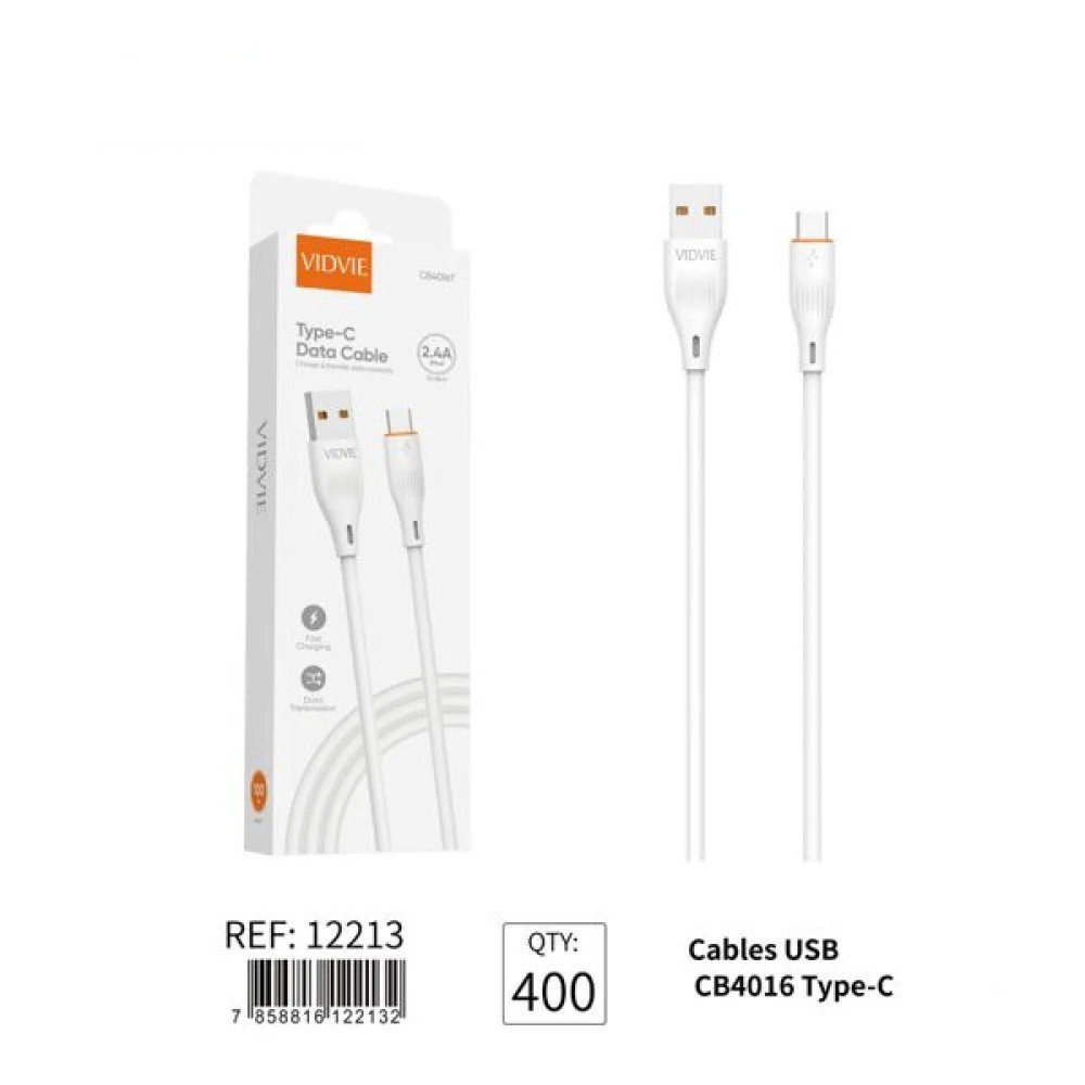 Cable USB Type-C VIDVIE 1 Pza por mayor en Chile
