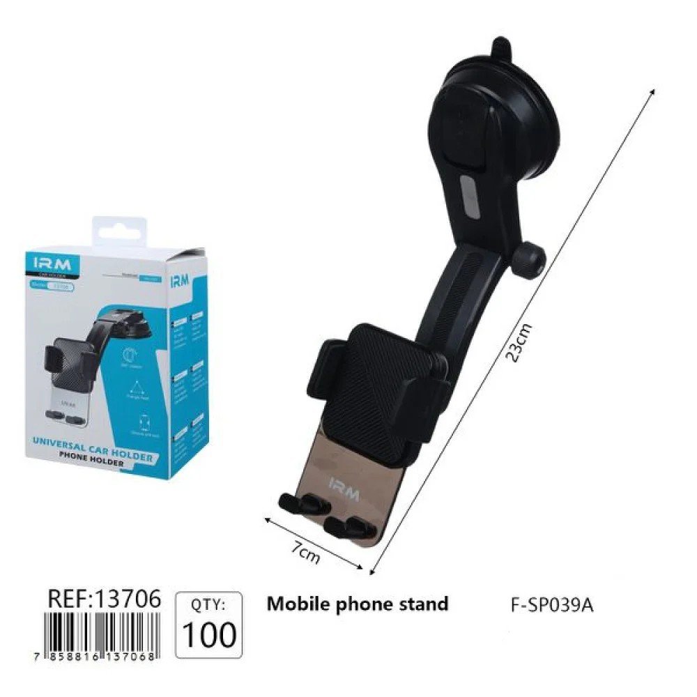 Soporte universal para celular de auto IRM 1 Pza por mayor en Chile