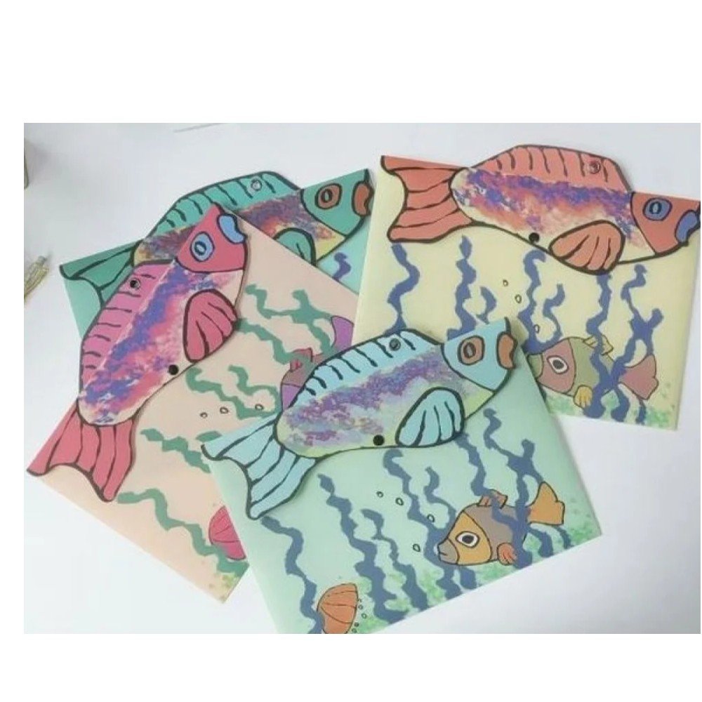 CARPETA MARINO PEZ 27 X 33,5 CM por mayor en Chile