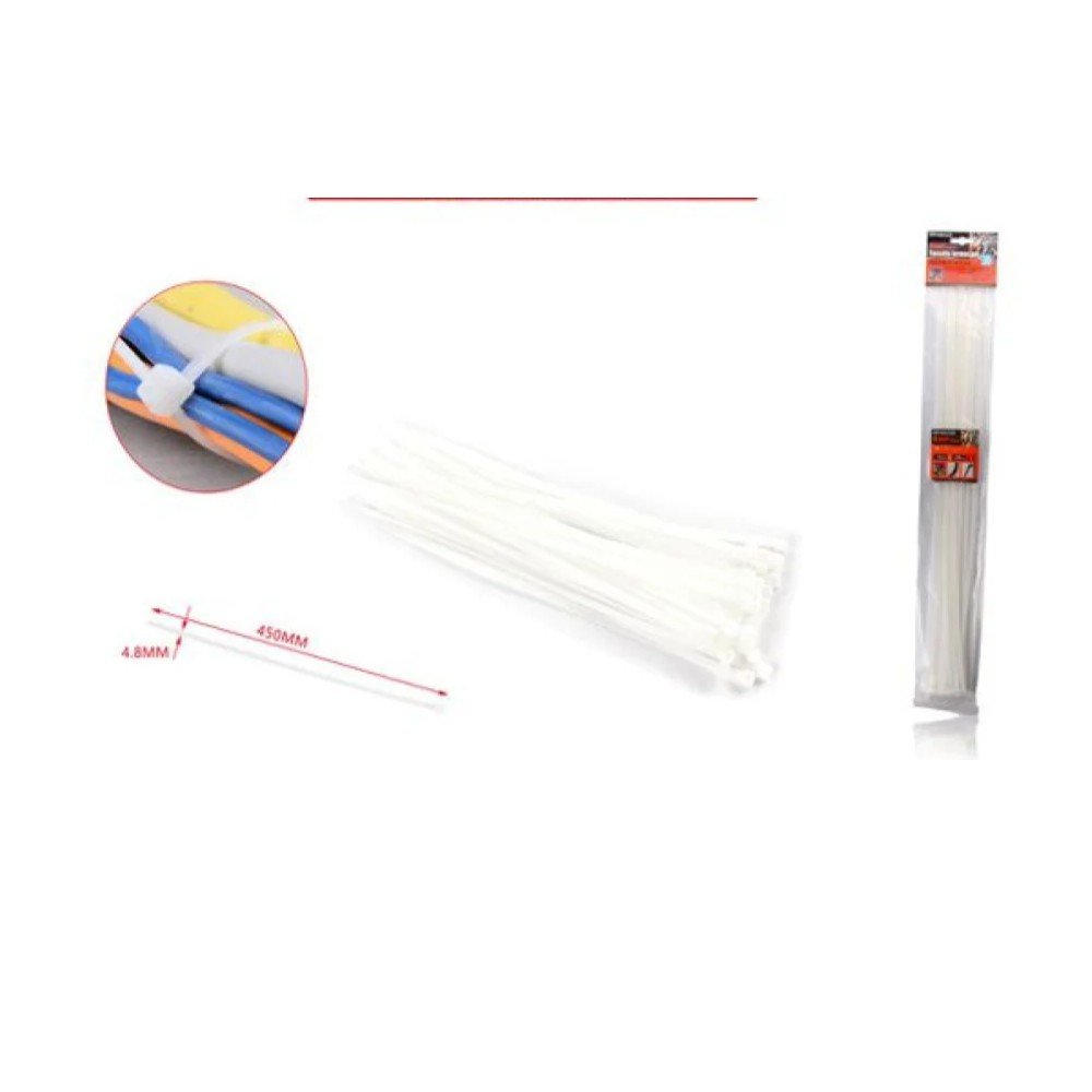 PRECINTO DE NYLON 30 PZA-450 X 4,8 MM por mayor en Chile