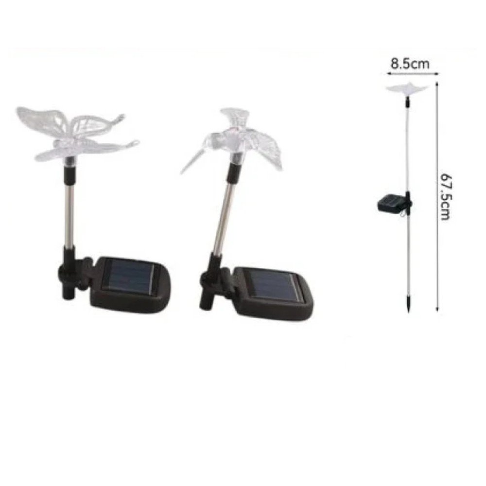 LUZ LED JARDIN MARIPOSA - PAJARO 67,5 X 8,5 CM por mayor en Chile