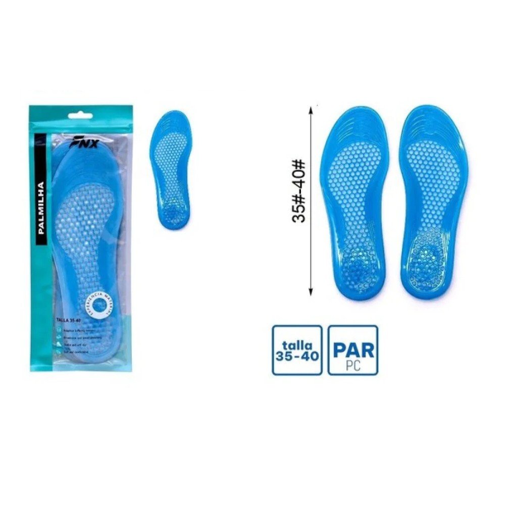 PLANTILLA SILICONA GEL MALLA MUJER TALLA 35-40 por mayor en Chile