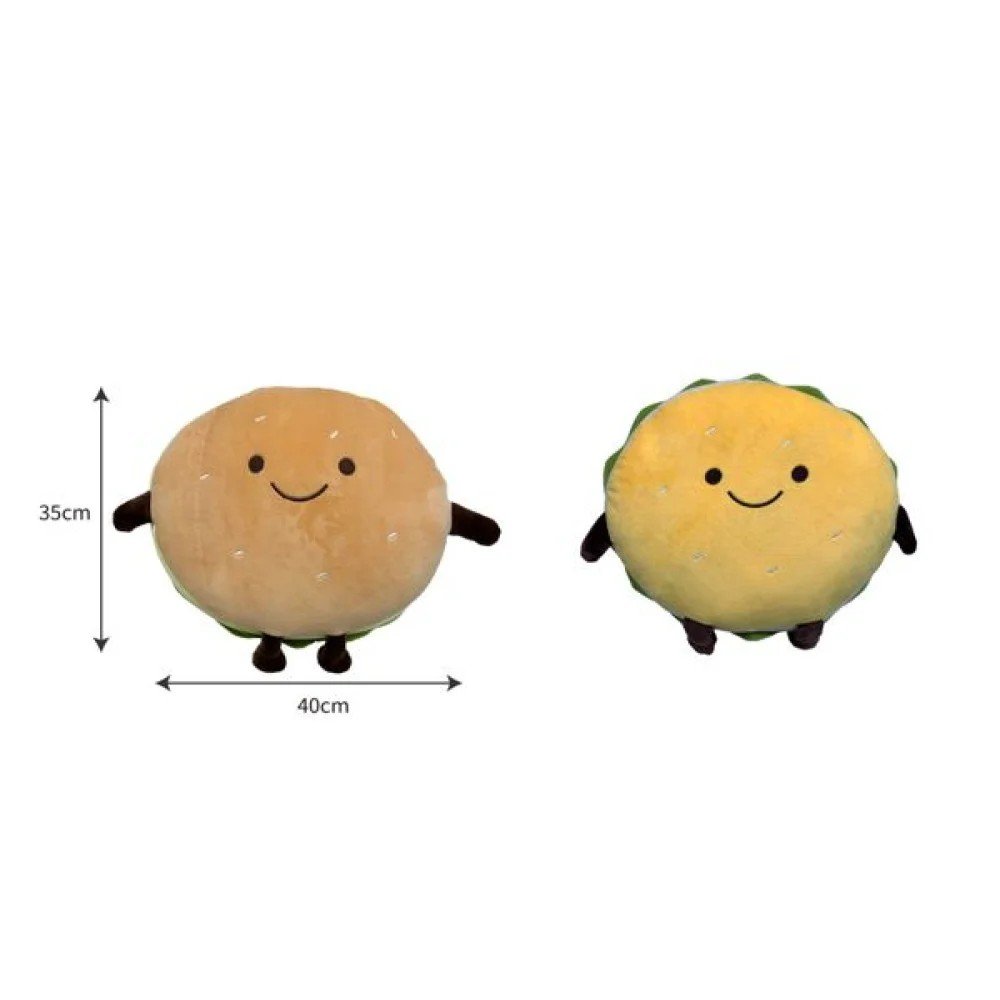 Peluche con Figura de Hamburguesa 35 X 40 CM por mayor en Chile