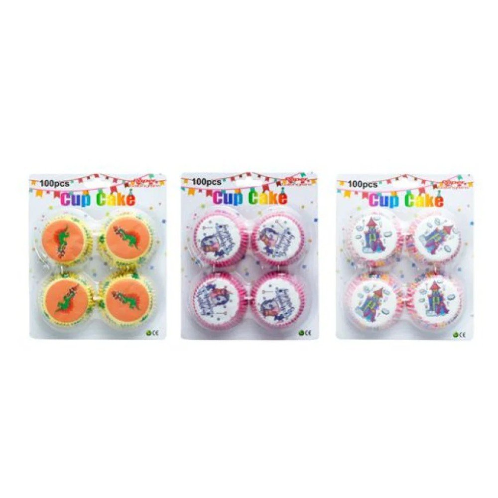 SET CAPACILLOS PARA CUPCAKE 100 PZA-11 CM por mayor en Chile