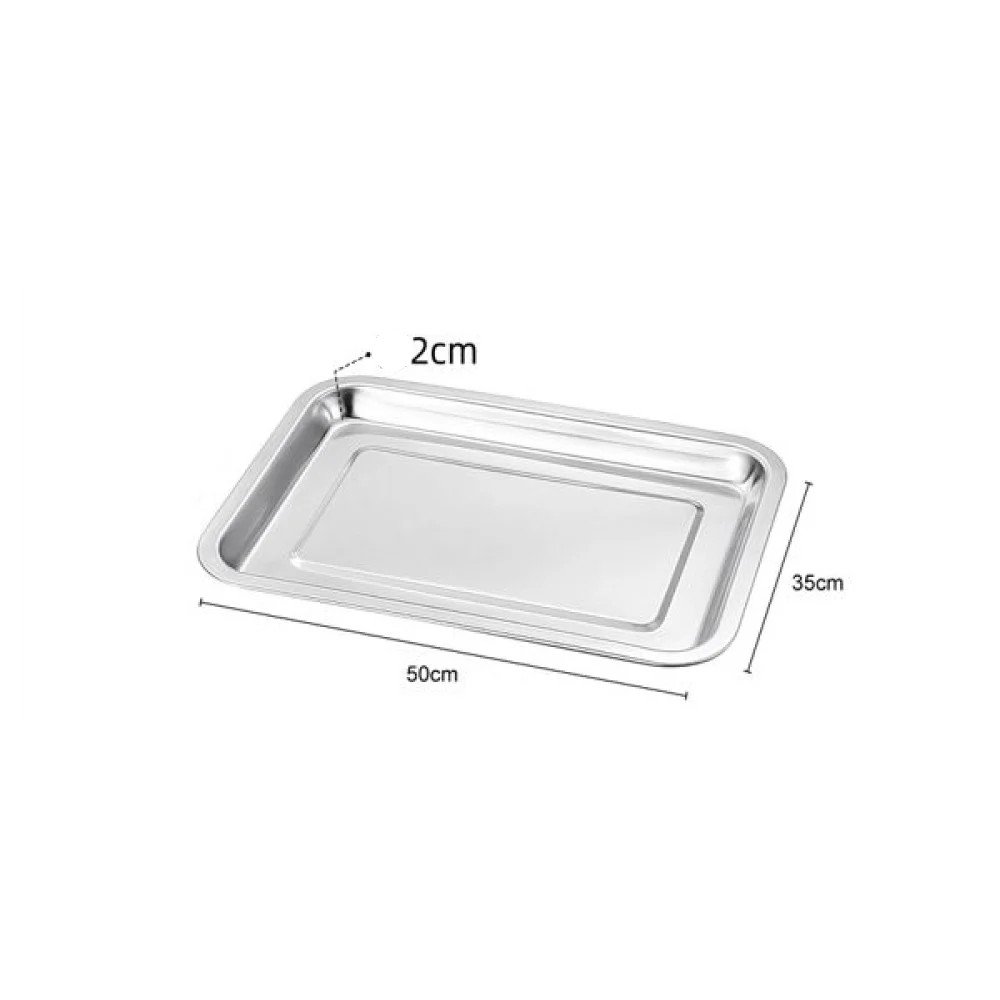 BANDEJA METALICO（80） 25 X 50 CM por mayor en Chile
