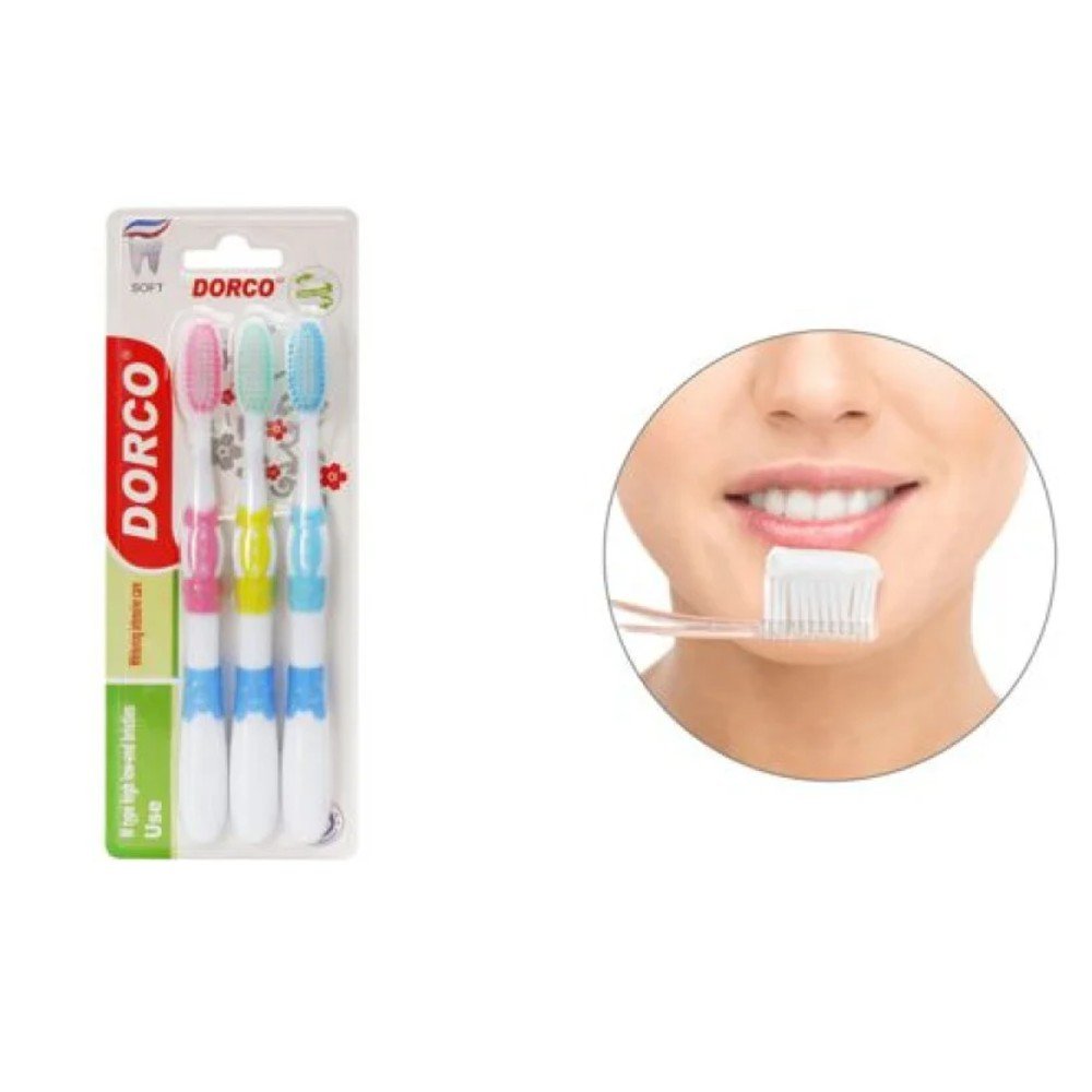 Set de Cepillos de dientes 3pcs（12/288） 3 pzas por mayor en Chile
