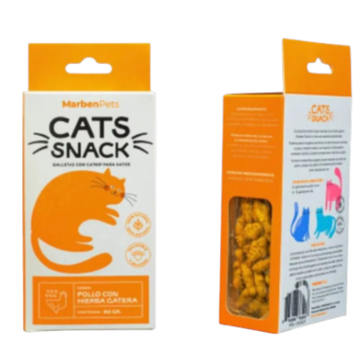 Cats Snacks Con Hierba Gatera y Pollo 80 gr por mayor en Chile
