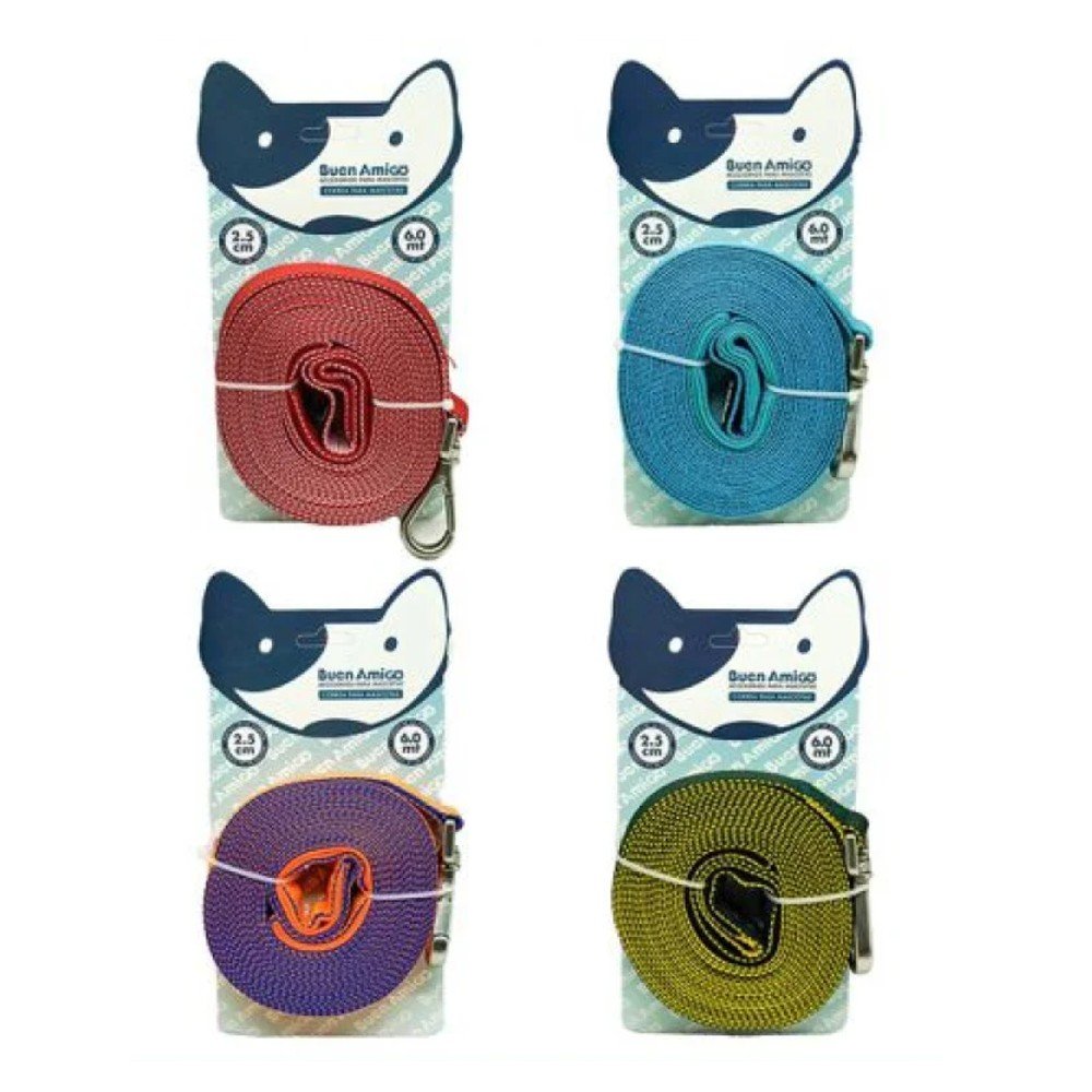 CORREA PARA MASCOTA 2,5 CM X 6 METROS por mayor en Chile