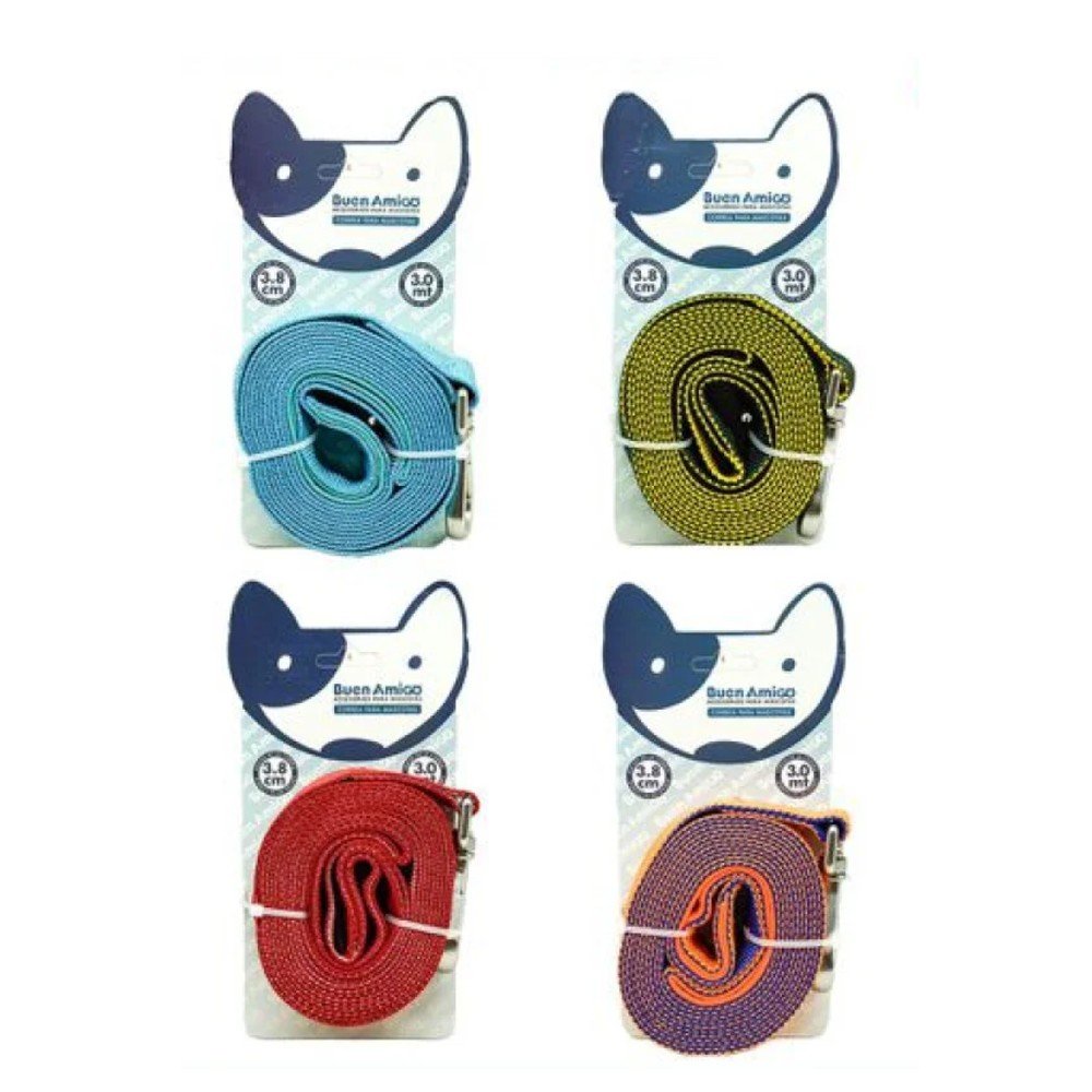 CORREA PARA MASCOTA 3,8 CM X 3 METROS por mayor en Chile