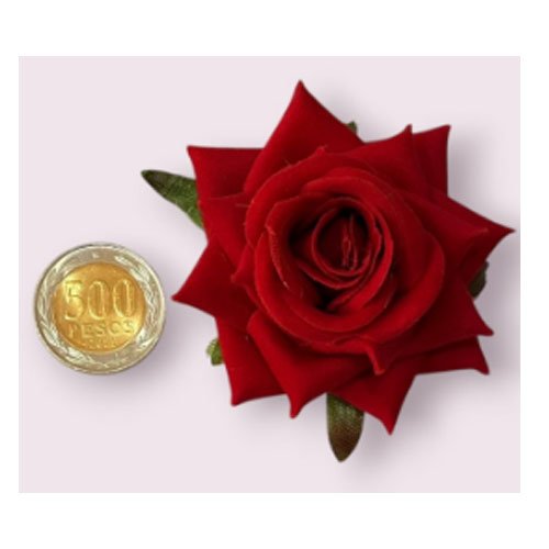 ROSA ROJA PEQUEÑA SIN PALO 12 PZA por mayor en Chile
