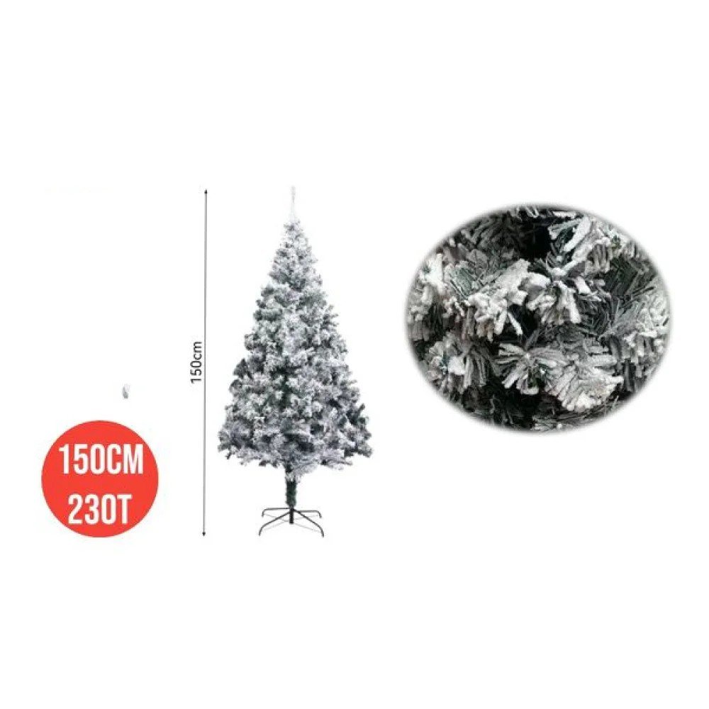 ARBOL NAVIDAD FLOCADO 150 cm por mayor en Chile