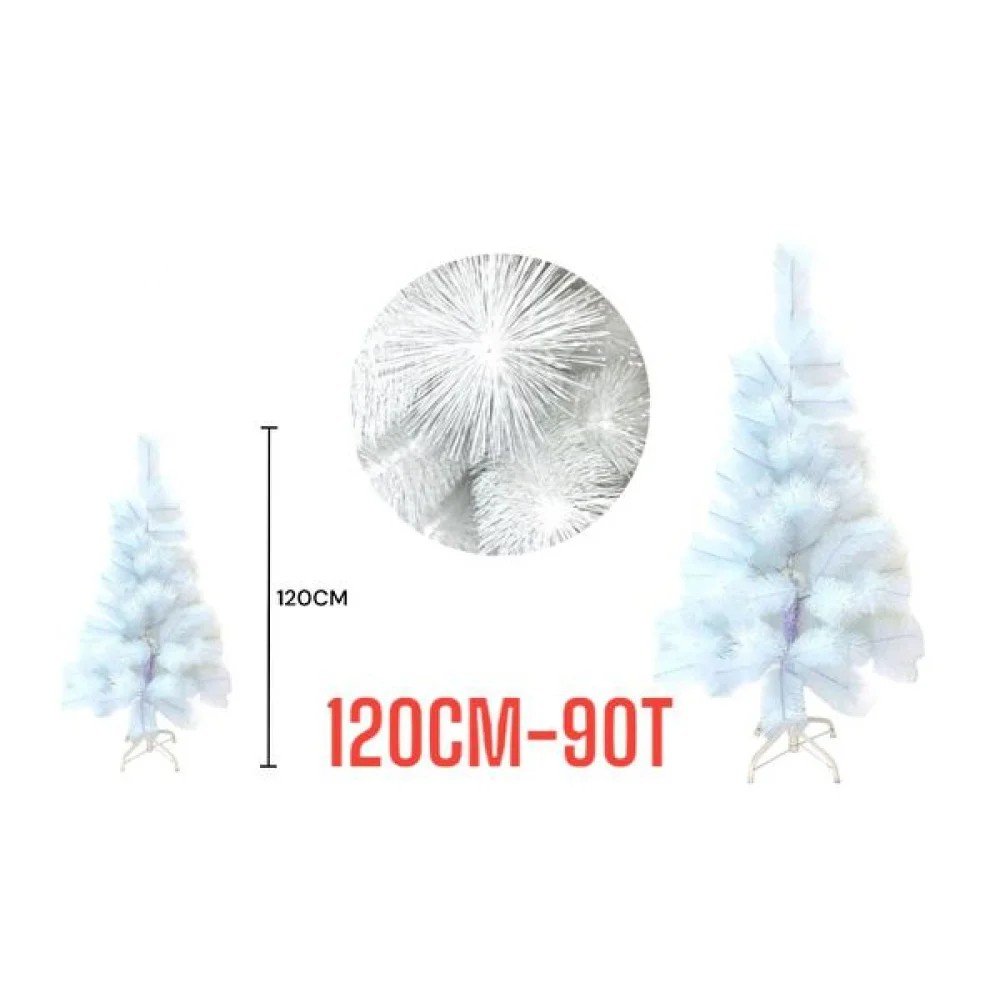 H16 120CM 90C ARBOL NAVIDAD BLANCO AGUJA FINO 120 cm por mayor en Chile