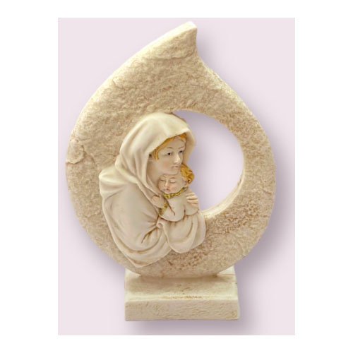 ADORNO VIRGEN CON NIÑO 10,5 X 15,5 CM por mayor en Chile