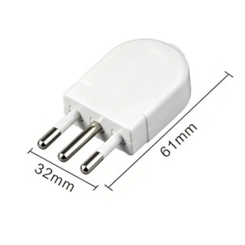 ADAPTADOR DE ENCHUFE MACHO 61 X 32 MM por mayor en Chile
