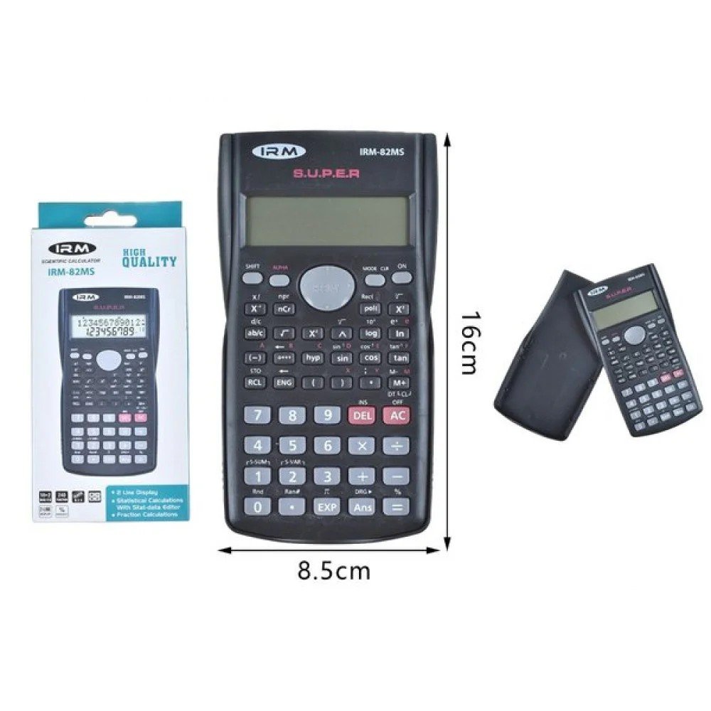 CALCULADORA CIENTIFICA KD-82MS 16 X 8,5 CM por mayor en Chile