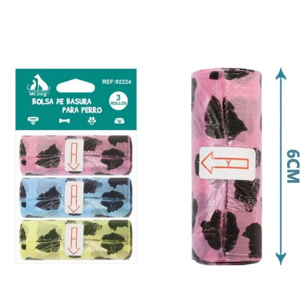 BOLSA SANITARIA PARA MASCOTA 3 PZA-6 CM por mayor en Chile