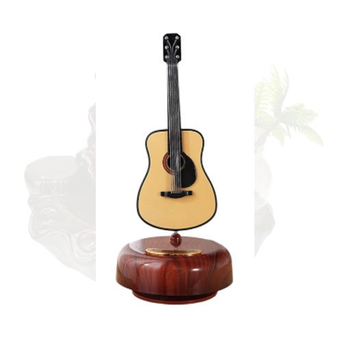 CAJA MUSICAL GUITARRA 21 X 9,5 CM por mayor en Chile