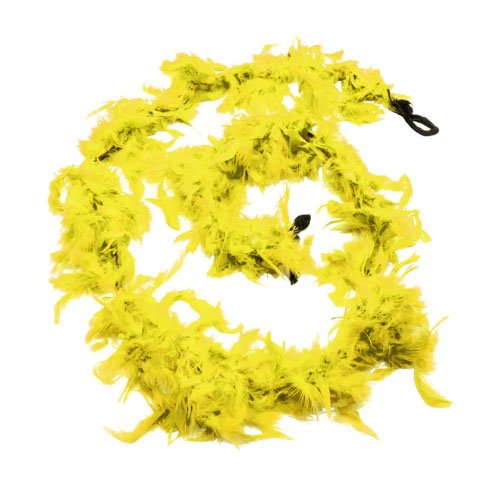BOA DE PLUMAS AMARILLO 1.8 METROS por mayor en Chile