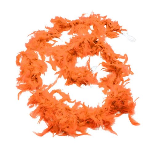 BOA DE PLUMAS NARANJO 1.8 METROS por mayor en Chile