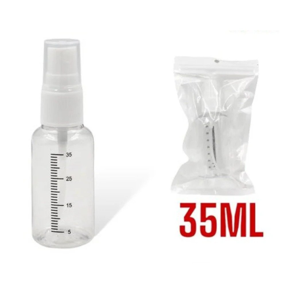 BOTELLA PULVERIZADOR TAPA BLANCA 35 ML por mayor en Chile