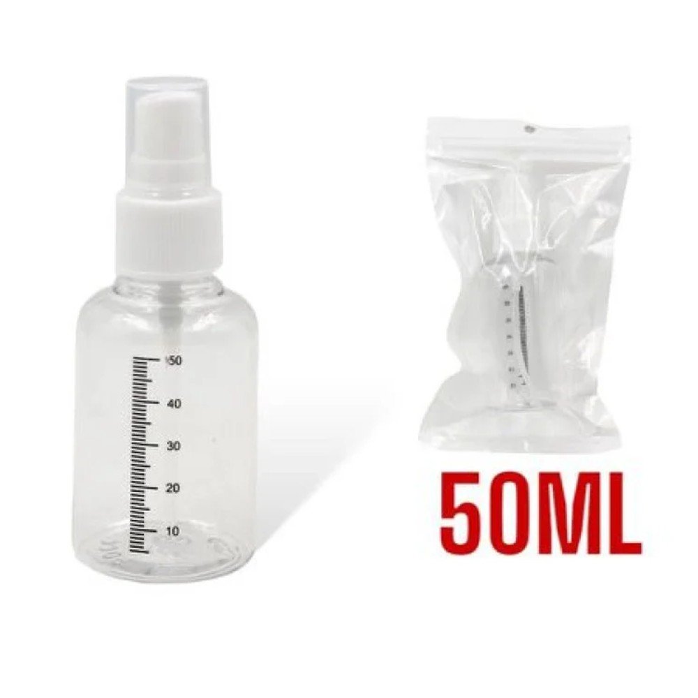 BOTELLA PULVERIZADOR TAPA BLANCA 50 ML por mayor en Chile