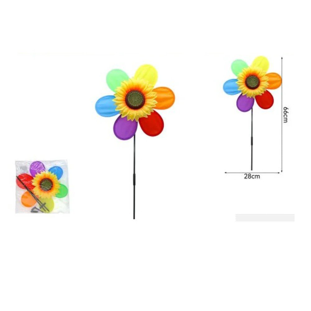 MOLINO VIENTO GIRASOL 66 X 28 CM por mayor en Chile