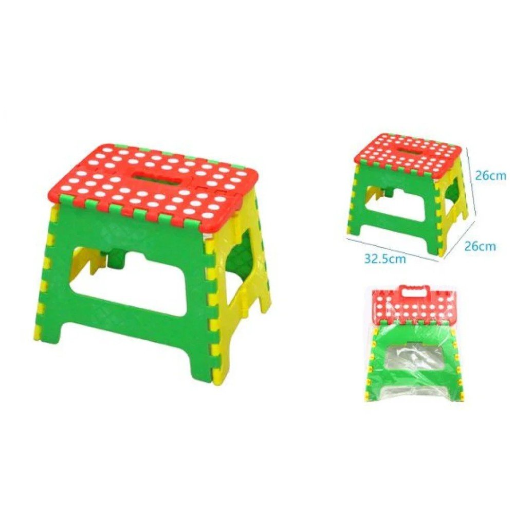 SILLA PLEGABLE DE  PLASTICO 26 X 26 X 32,5 CM por mayor en Chile