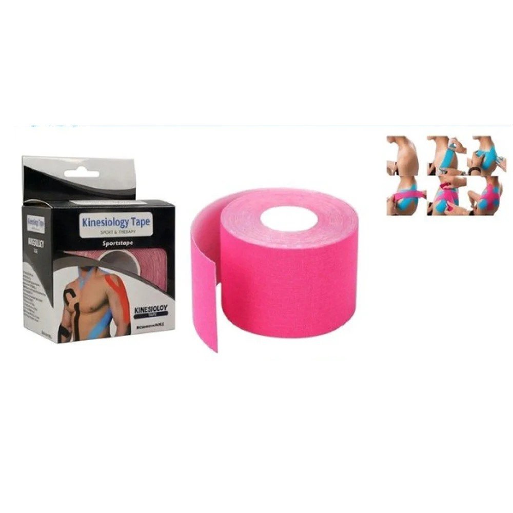VENDA KINESIOLOGICA ADHESIVA ROSA 5 CM X 4,5  METROS por mayor en Chile