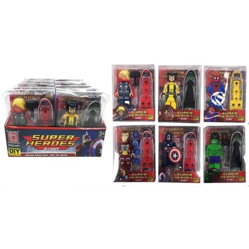 Minifiguras Super Heroes Alliance 1 Pza por mayor en Chile