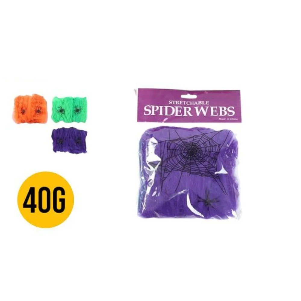 HALLOWEEN ALGODON NARANJA, VERDE, MORADO 40G por mayor en Chile