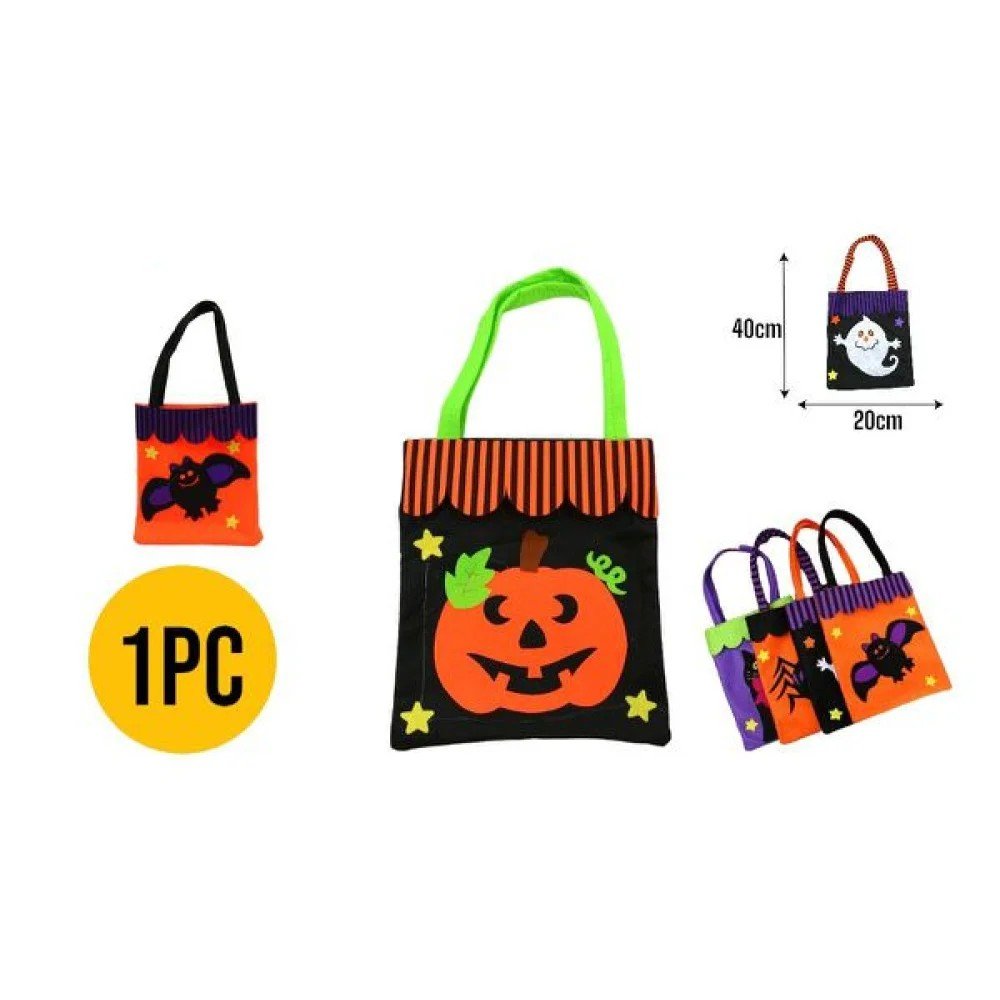 HALLOWEEN BOLSA CUADRADA 3D 20 X 40 CM por mayor en Chile