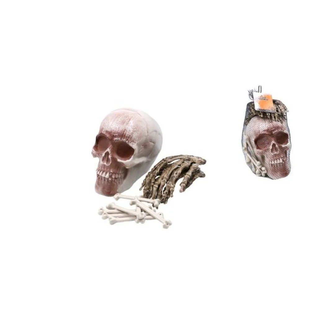 HALLOWEEN CONJUNTO CALAVERA BOLSA 1 Pza por mayor en Chile