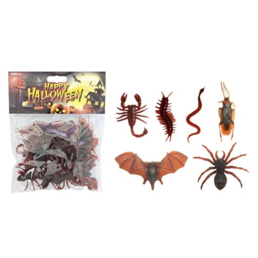 HALLOWEEN PACK FIGURAS MIXTAS BICHOS 1 Pza por mayor en Chile