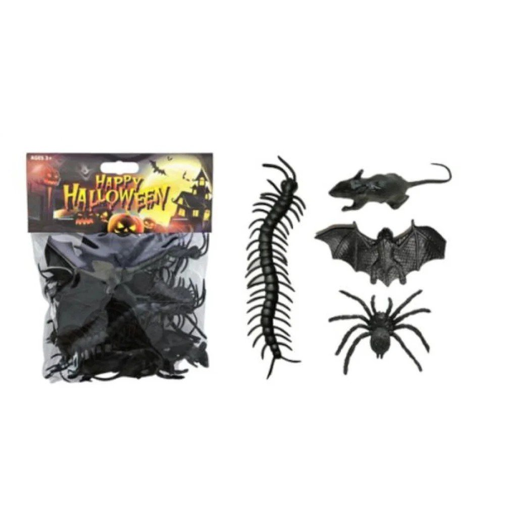 HALLOWEEN PACK FIGURAS MIXTAS BICHOS NEGRO 1 Pza por mayor en Chile
