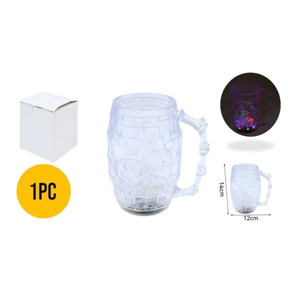 HALLOWEEN TAZA LED 12 X 14 CM por mayor en Chile