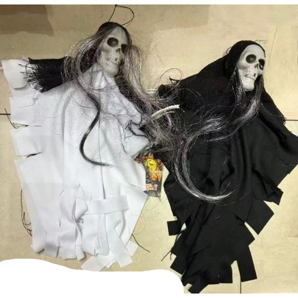 HALLOWEEN FANTASMA CALAVERA 35 cm por mayor en Chile