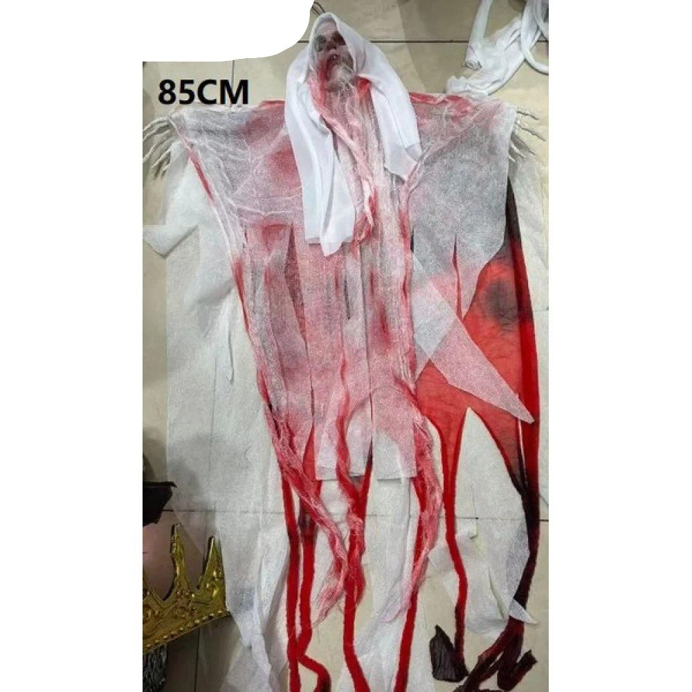 HALLOWEEN FANTASMA LED SONIDO CALAVERA 85 cm por mayor en Chile