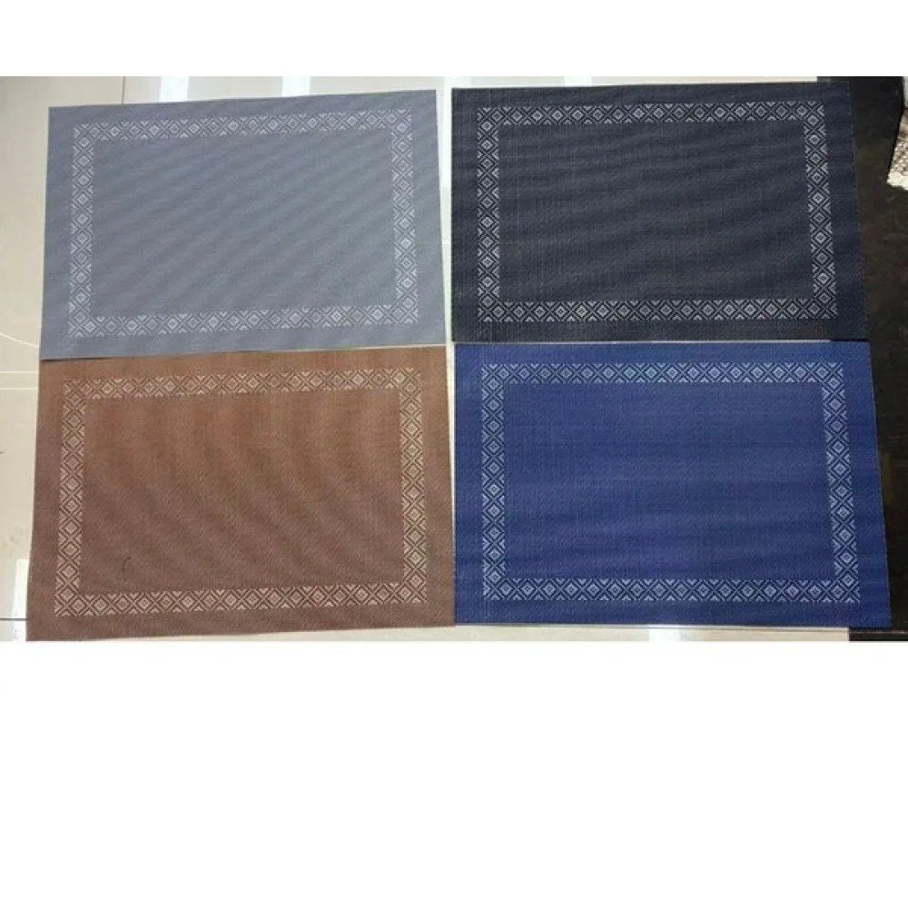 MANTEL INDIVIDUAL BORDE GEOMETRICO 30 X 45 CM por mayor en Chile