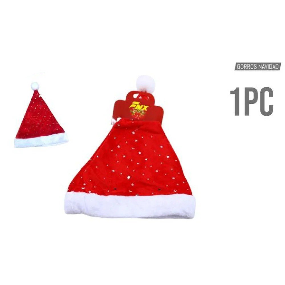 NAVIDAD GORRO ESTRELLAS 1 Pza por mayor en Chile