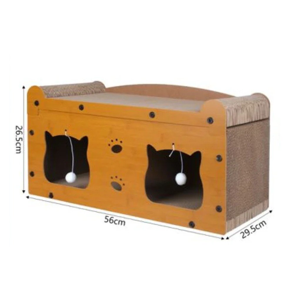 RASCADOR TIPO CASA 26,5 X 56 X 29,5 CM por mayor en Chile