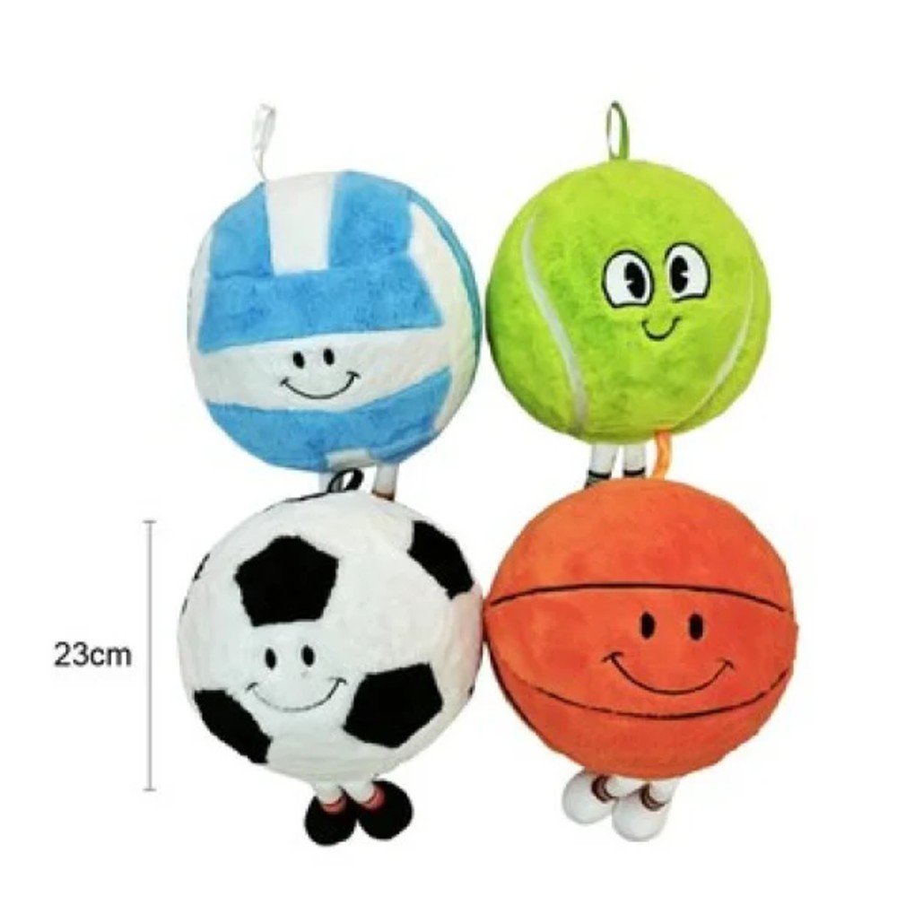 PELOTA DE PELUCHE 23 CM por mayor en Chile