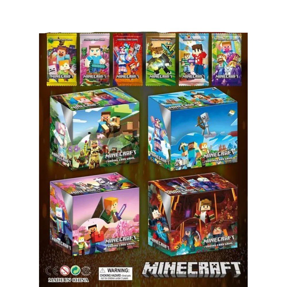 Cartas Minecraft 8 pzas por mayor en Chile